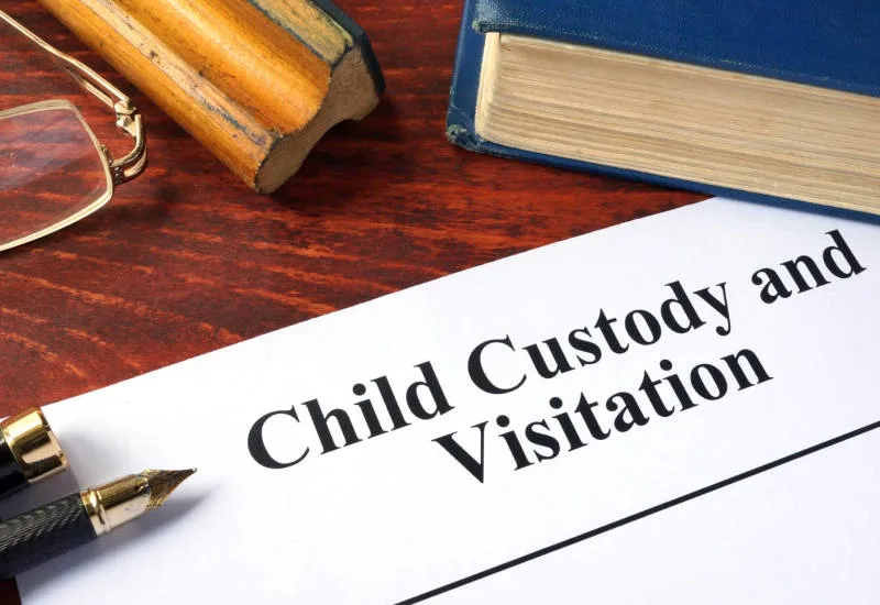 out of state custody visitation concept