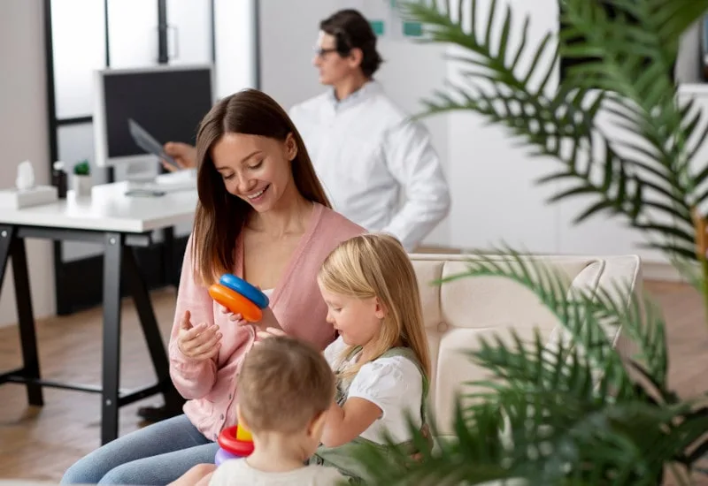 supervised child visits concept