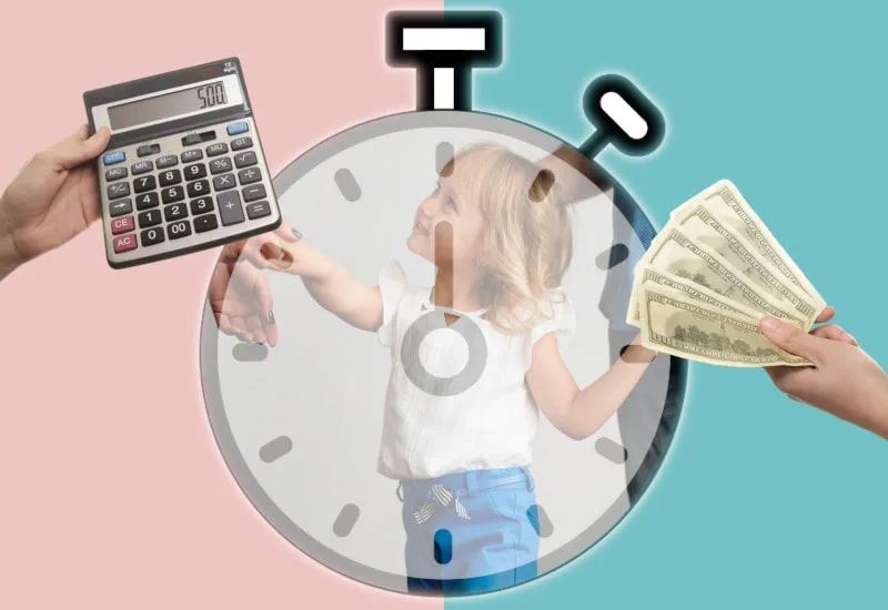 child custody arrangements affect child support payments concept